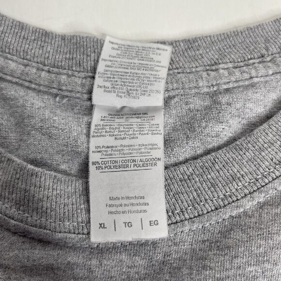 2017 Outback Bowl Long Sleeve Shirt, XL, Grey, Graphic, Iowa Vs Florida, Gildan - Picture 5 of 10